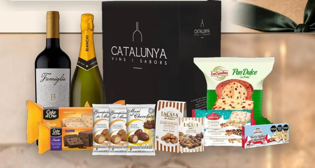 Caja Medium: productos incluidos junto a la caja Catalunya