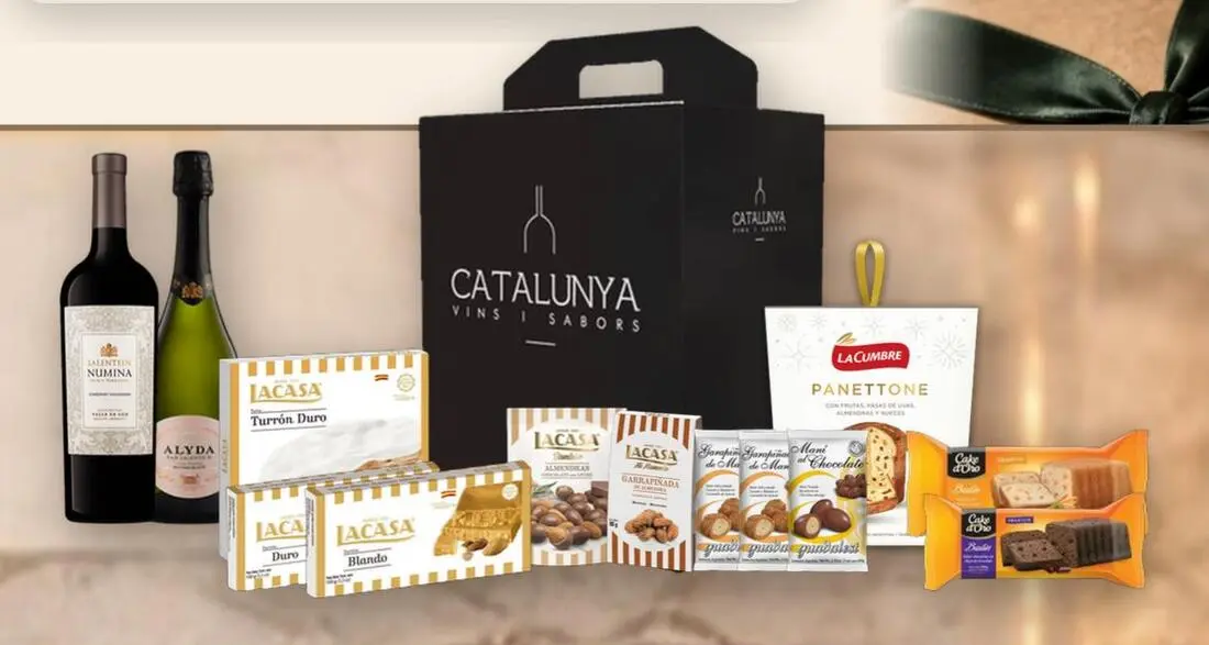 Caja Premium: productos incluidos junto a la caja Catalunya