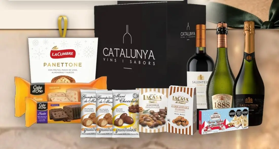 Caja Súper Medium: productos incluidos junto a la caja Catalunya