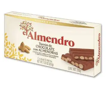 Turrón Crocante con Chocolate El Almendro