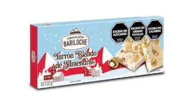 Turrón de Almendras Blando Bariloche