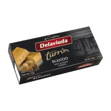 Turrón de Almendras Blando Delaviuda