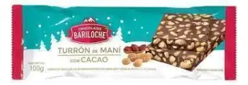 Turrón de Maní con Chocolate Bariloche